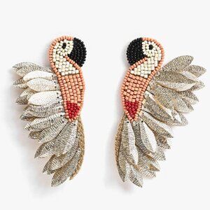 Peachy Parrot Earrings